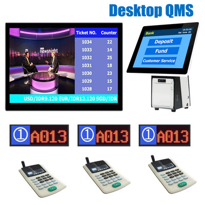 15.6 inch Table Wireless Queue Management System