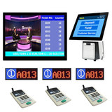 Bank/Hospital/Clinic Service Counter Table 15.6 inch Wireless Queue Management Number Token System