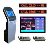 Custom design bank service counter led number Queue Ticket Management Display Token Number System